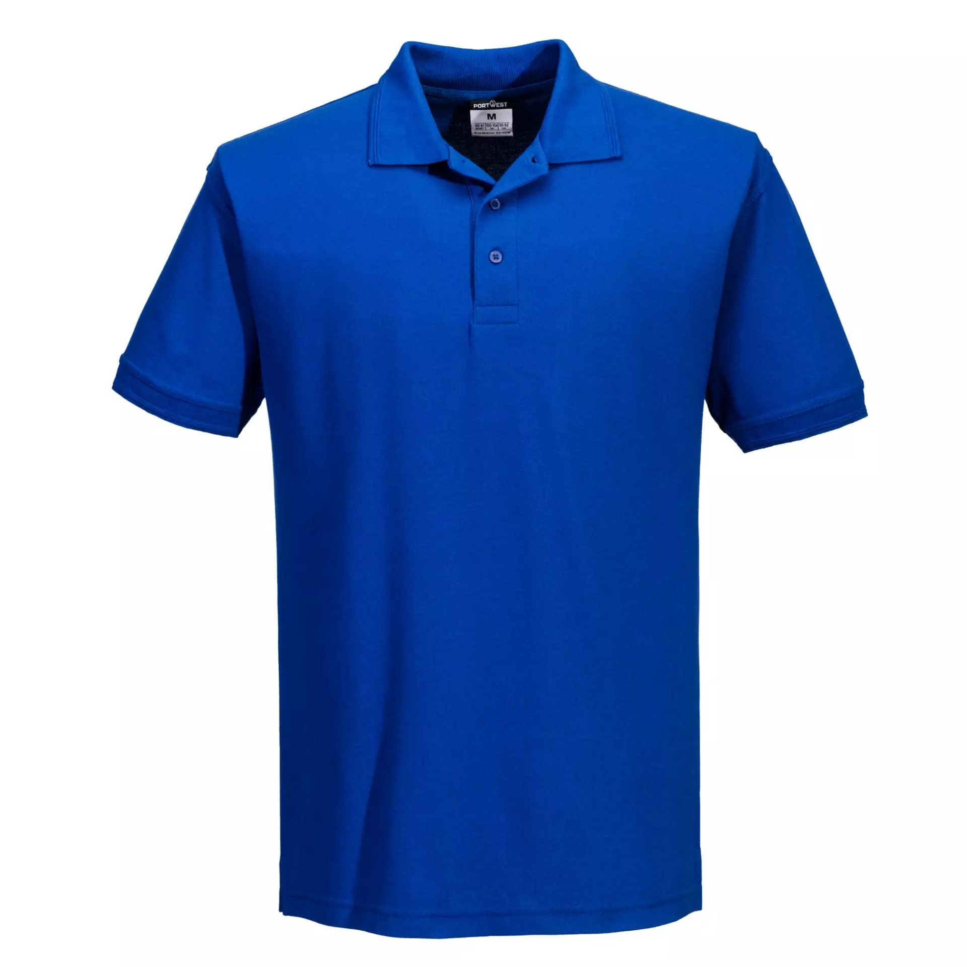 Portwest B210RBR, Naples Polo Shirt S/S, Royal Blue, image 1