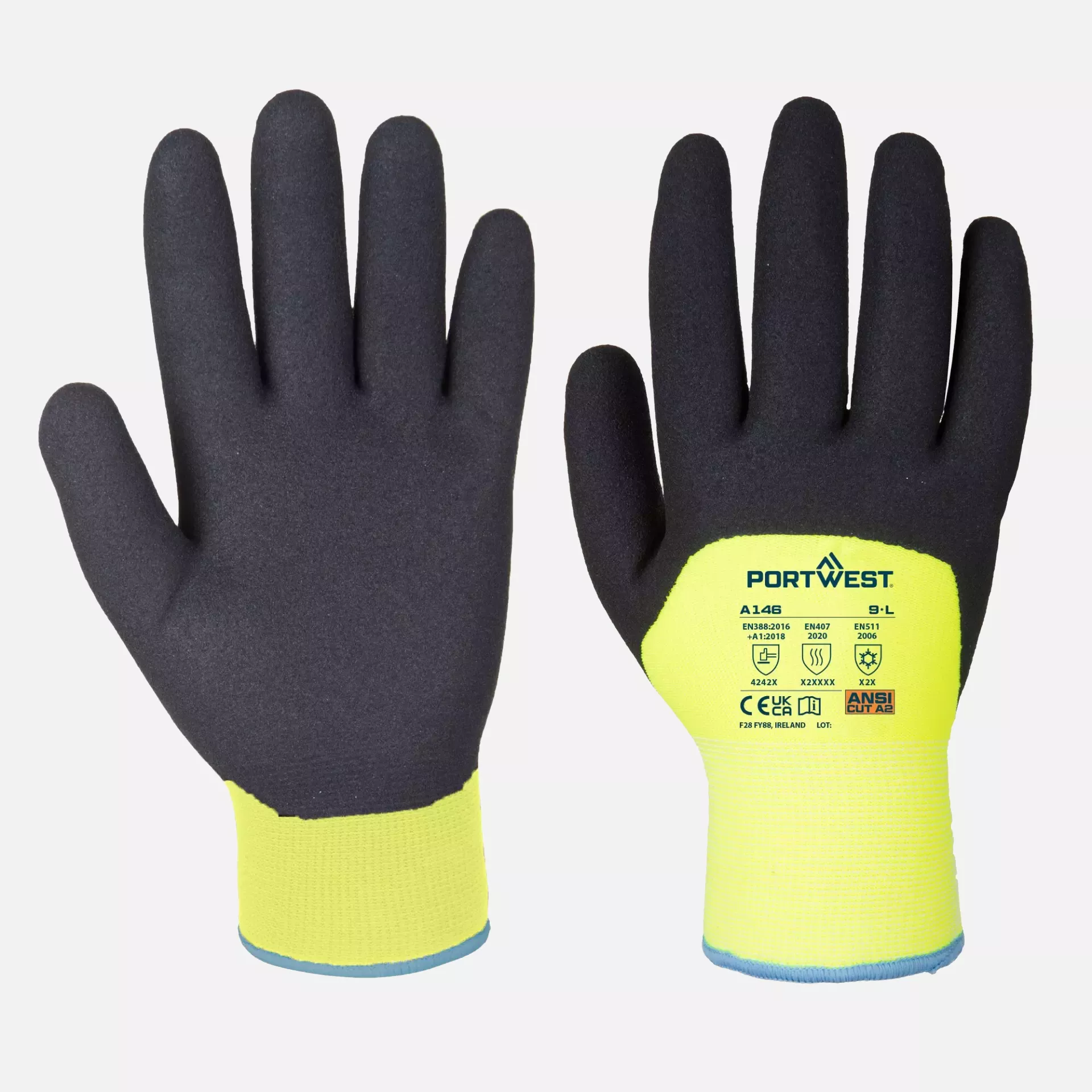 Portwest A146YER, Arctic Winterhandschuh, Gelb, image 3