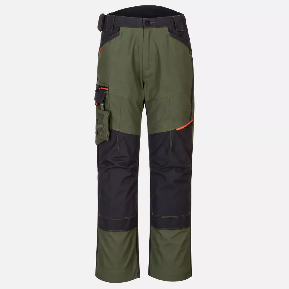 Portwest T701OGR, WX3 Work Trousers, Olive Green, image 1, gallery thumbnail
