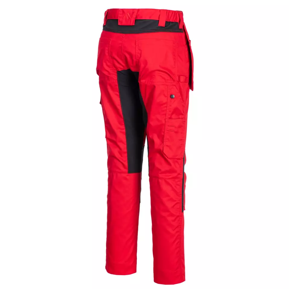 Portwest CD883DRR, WX2 Eco Stretch Holster Trousers, Deep Red, image 6, gallery thumbnail