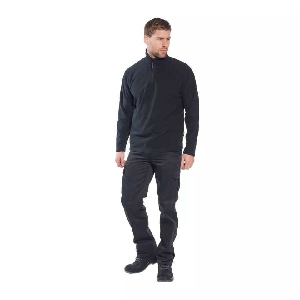 Portwest F180NAR, Staffa Microfleece Pullover, Navy, image 2, gallery thumbnail