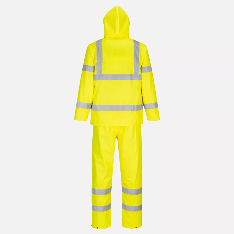 Portwest H448YER, Hi-Vis Packaway Rain Suit, Yellow, image 1, gallery thumbnail