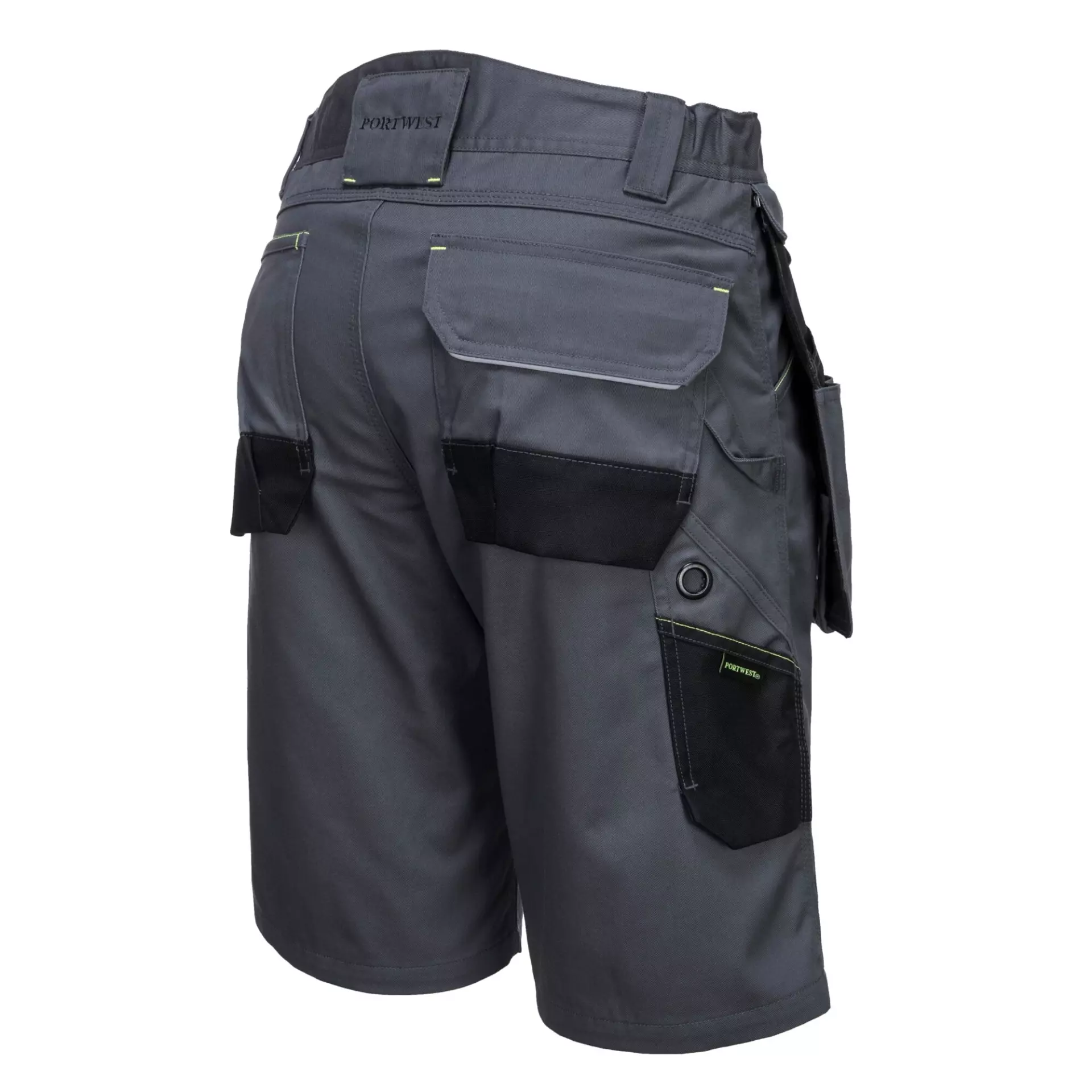 Portwest PW345ZBR, PW3 Holster Work Shorts, Zoom Grey/Black, image 4