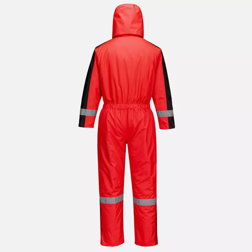 Portwest S585RER, Winter Coverall, Red, image 2, gallery thumbnail