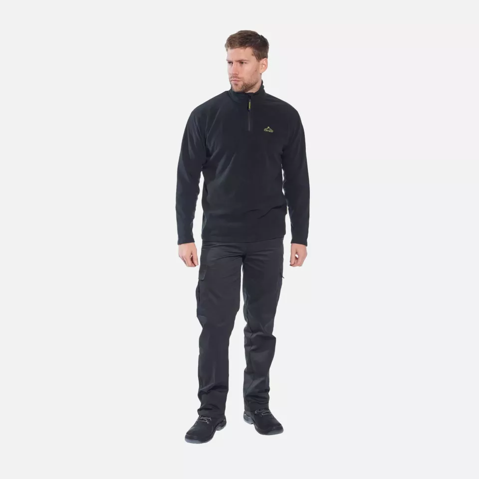 Portwest F180NAR, Staffa Microfleece Pullover, Navy, image 3, gallery thumbnail