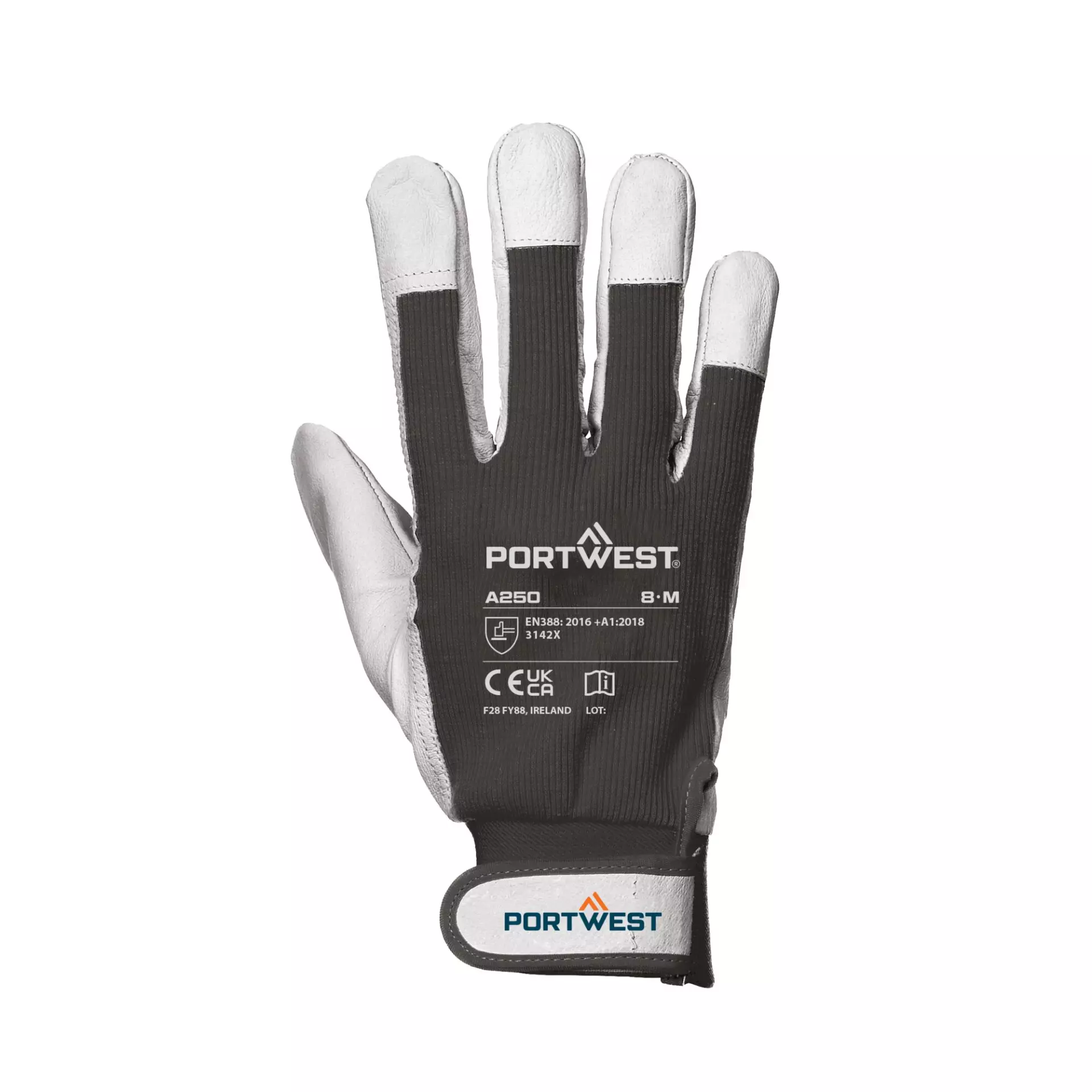 Portwest A250BKR, Tergsus Glove, Size XXL, Black