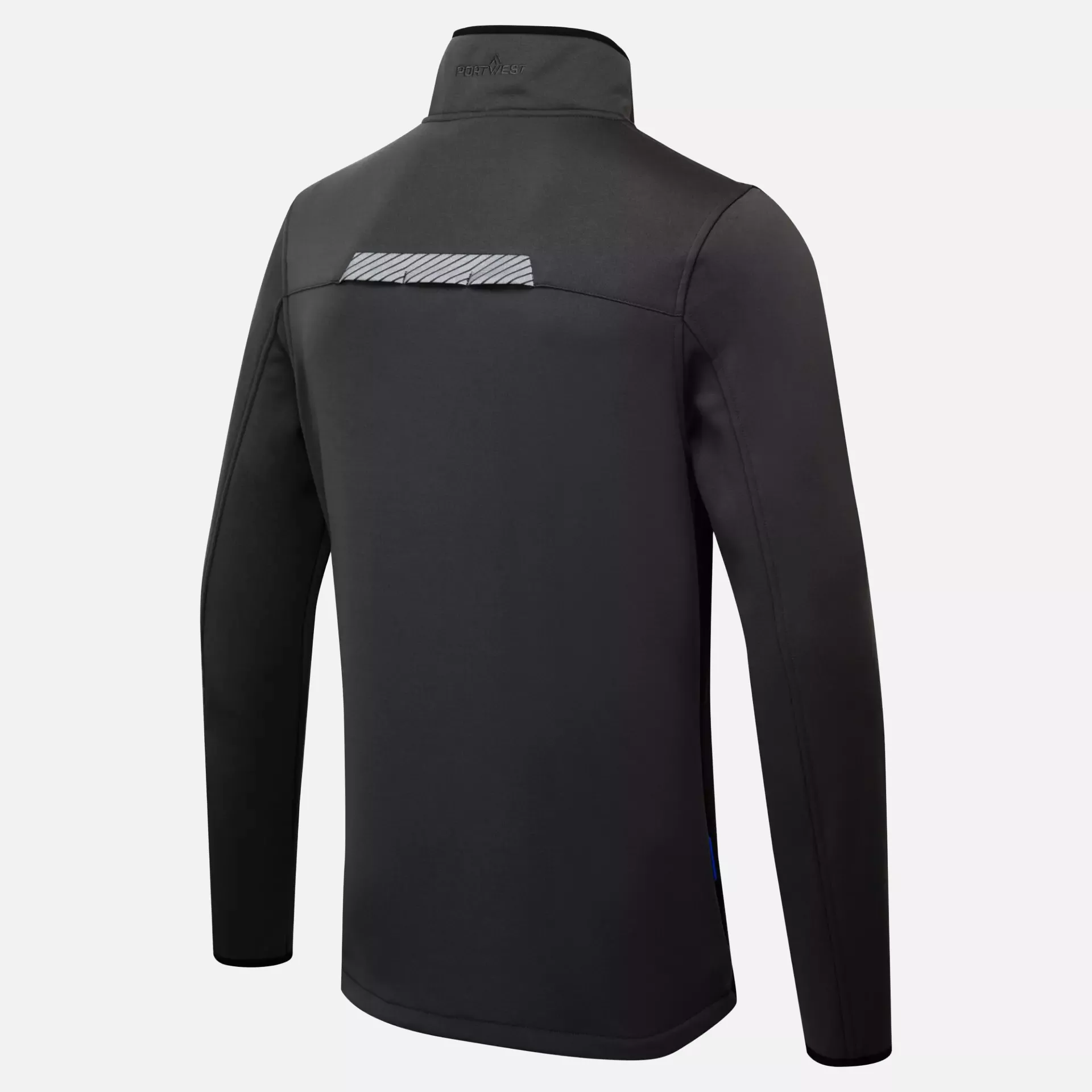 Portwest T755MGR, WX3 Half Zip Tech Fleece, Metal Grey, image 3