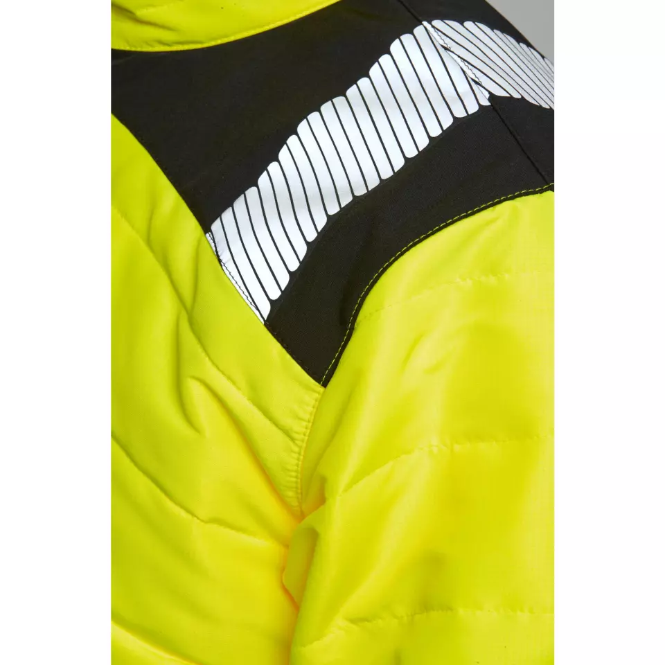 Portwest PW371YBR, PW3 Hi-Vis Baffle Jacket, Yellow/Black, image 9, gallery thumbnail