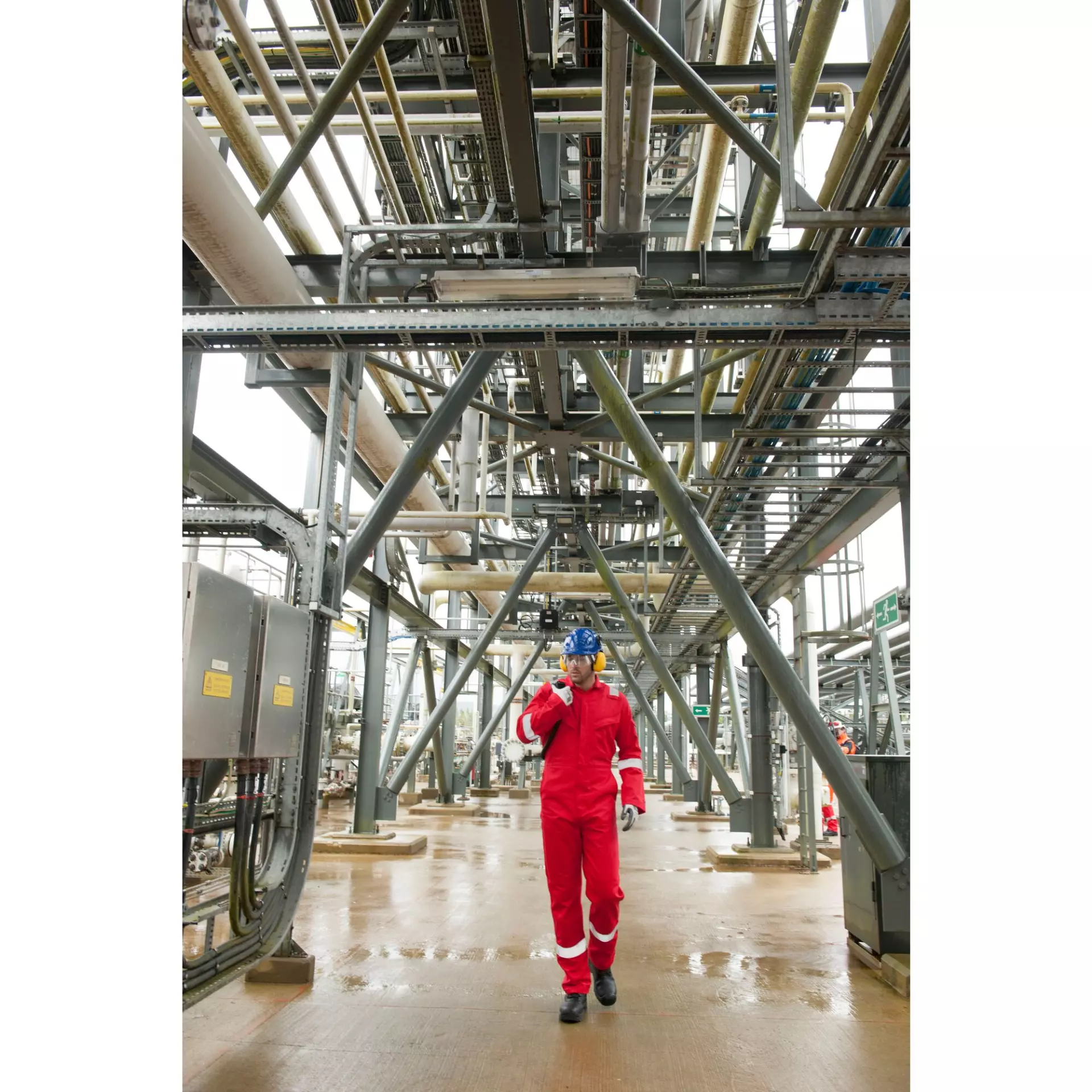 Portwest FR50RER, Bizflame Work Anti-Static FR Coverall 350g, Red, image 8