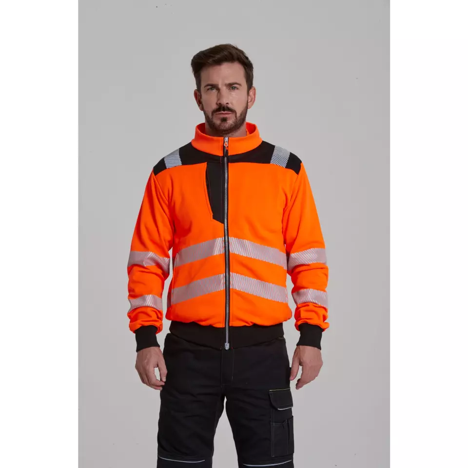 Portwest T402OBR, PW3 Hi-Vis Softshell (3L), Orange/Black, image 5, gallery thumbnail