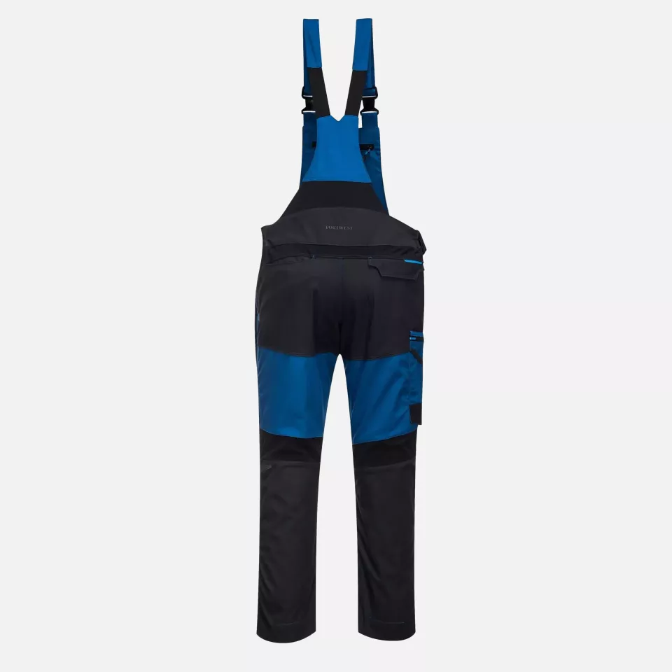 Portwest T704PBR, WX3 Bib and Brace, Persian Blue, image 2, gallery thumbnail
