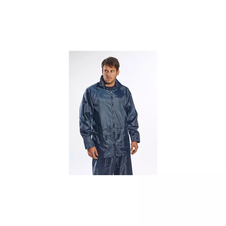 Portwest S440NAR, Classic Rain Jacket, Navy, image 5, gallery thumbnail