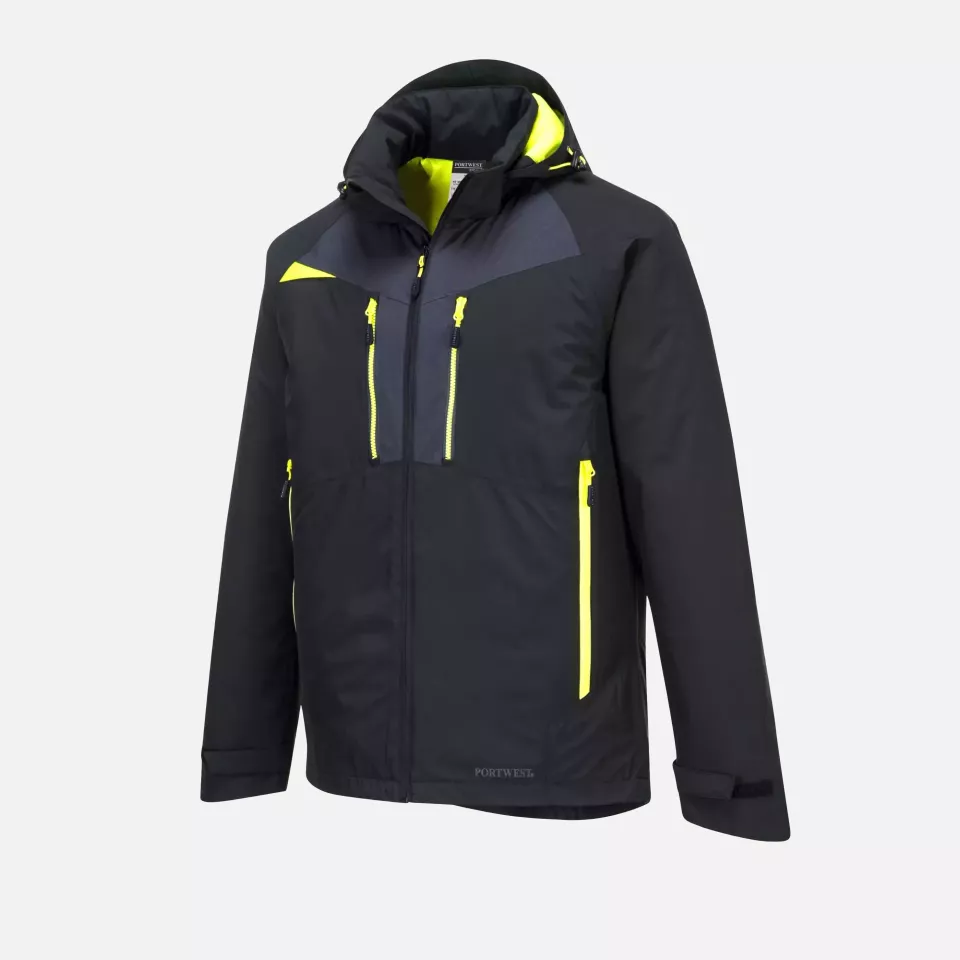 Portwest DX460BKR, DX4 Winter Jacket, Black, image 3, gallery thumbnail