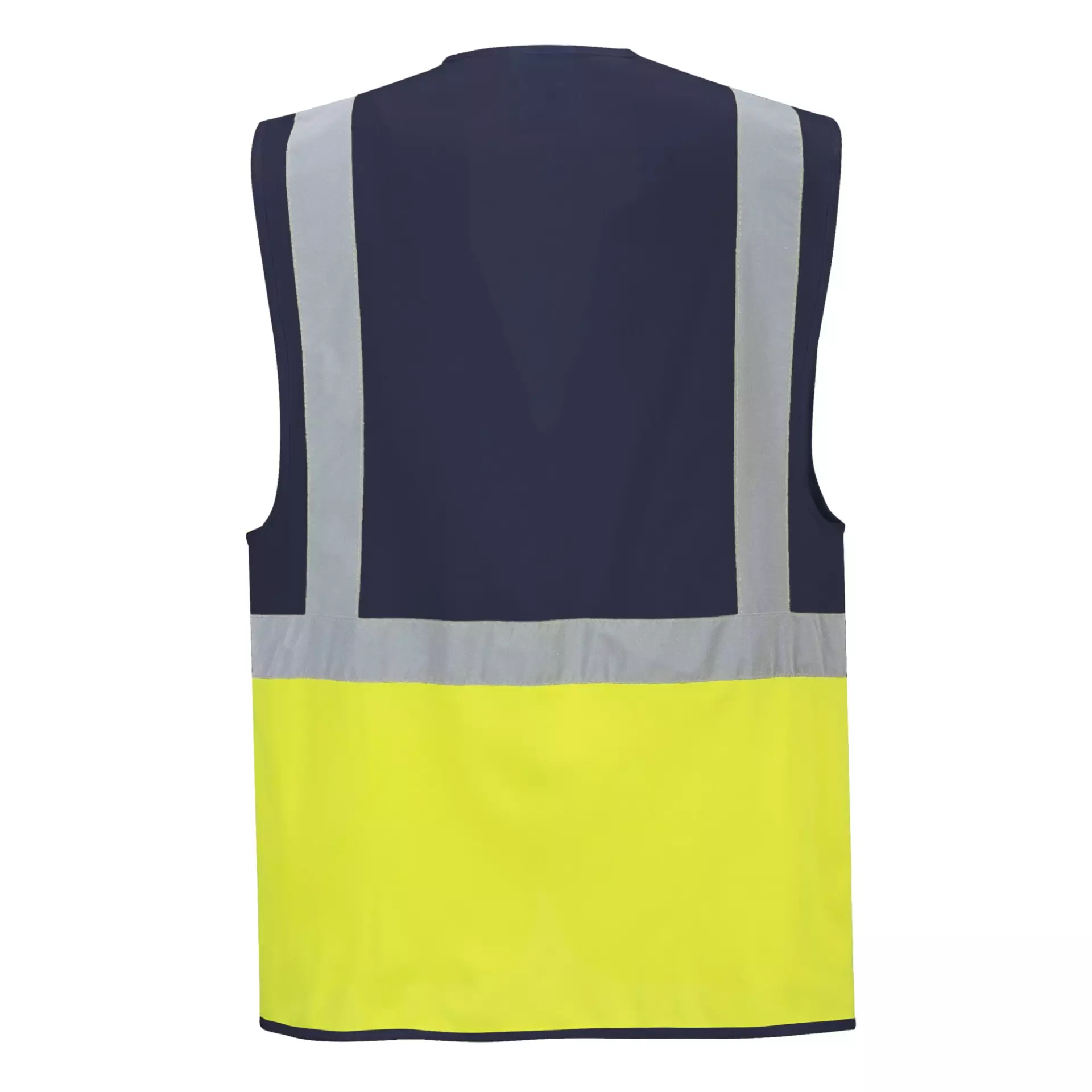 Portwest C276YNR, Paris Hi-Vis Contrast Executive Vest, Yellow/Navy, image 2