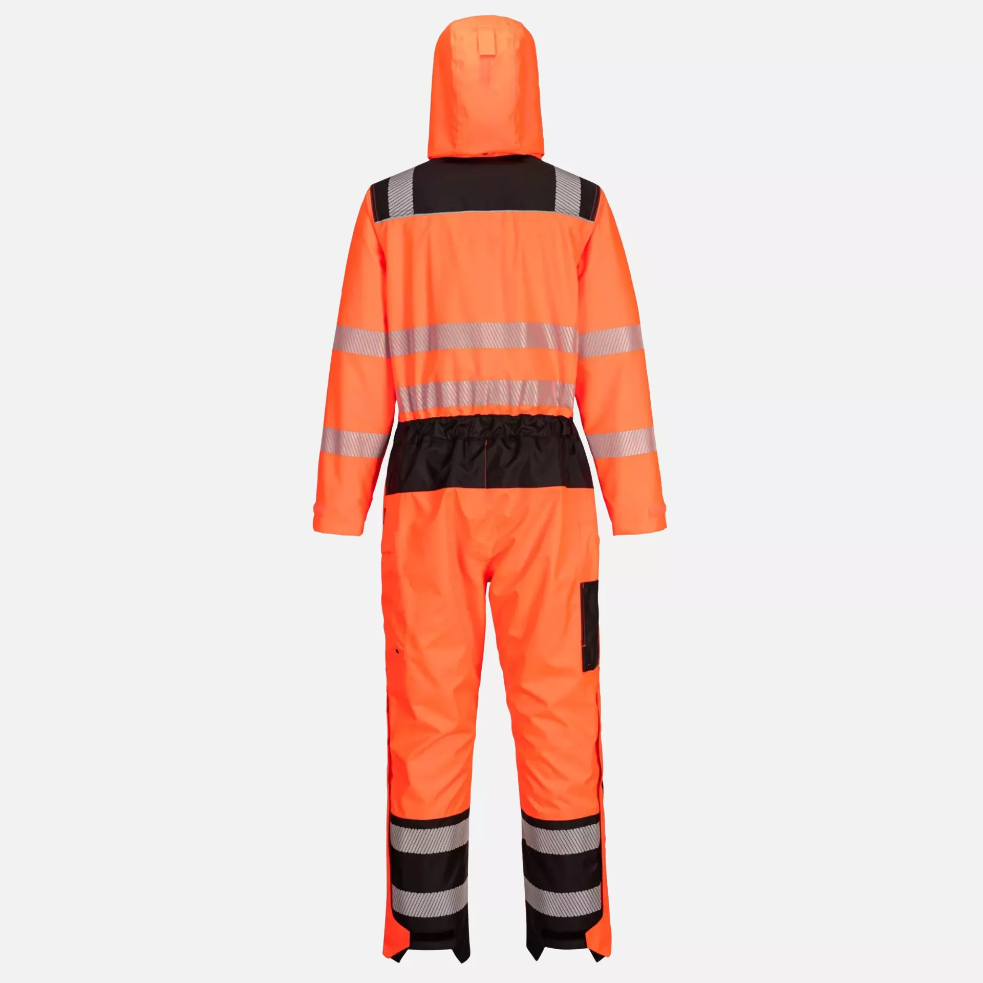 Portwest PW355OBR, PW3 Hi-Vis Regenoverall, Orange/Schwarz, image 2