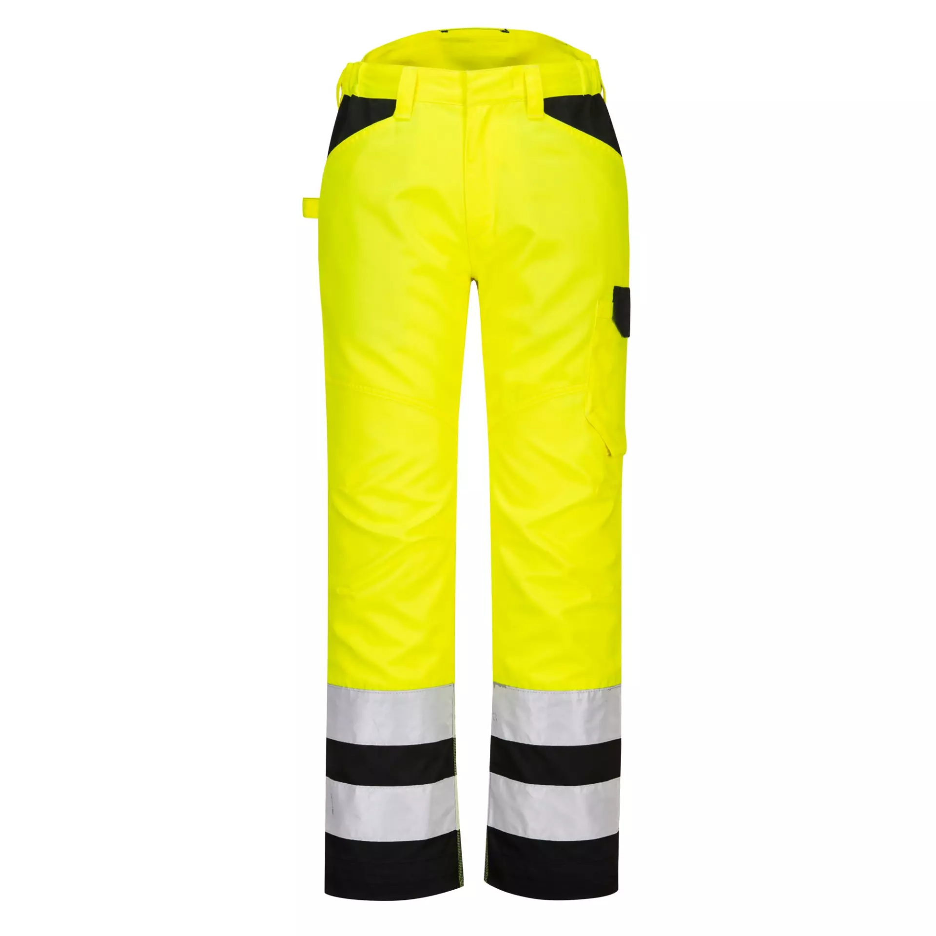 Portwest PW241YBR, PW2 Hi-Vis Service Trousers, Yellow/Black, image 1