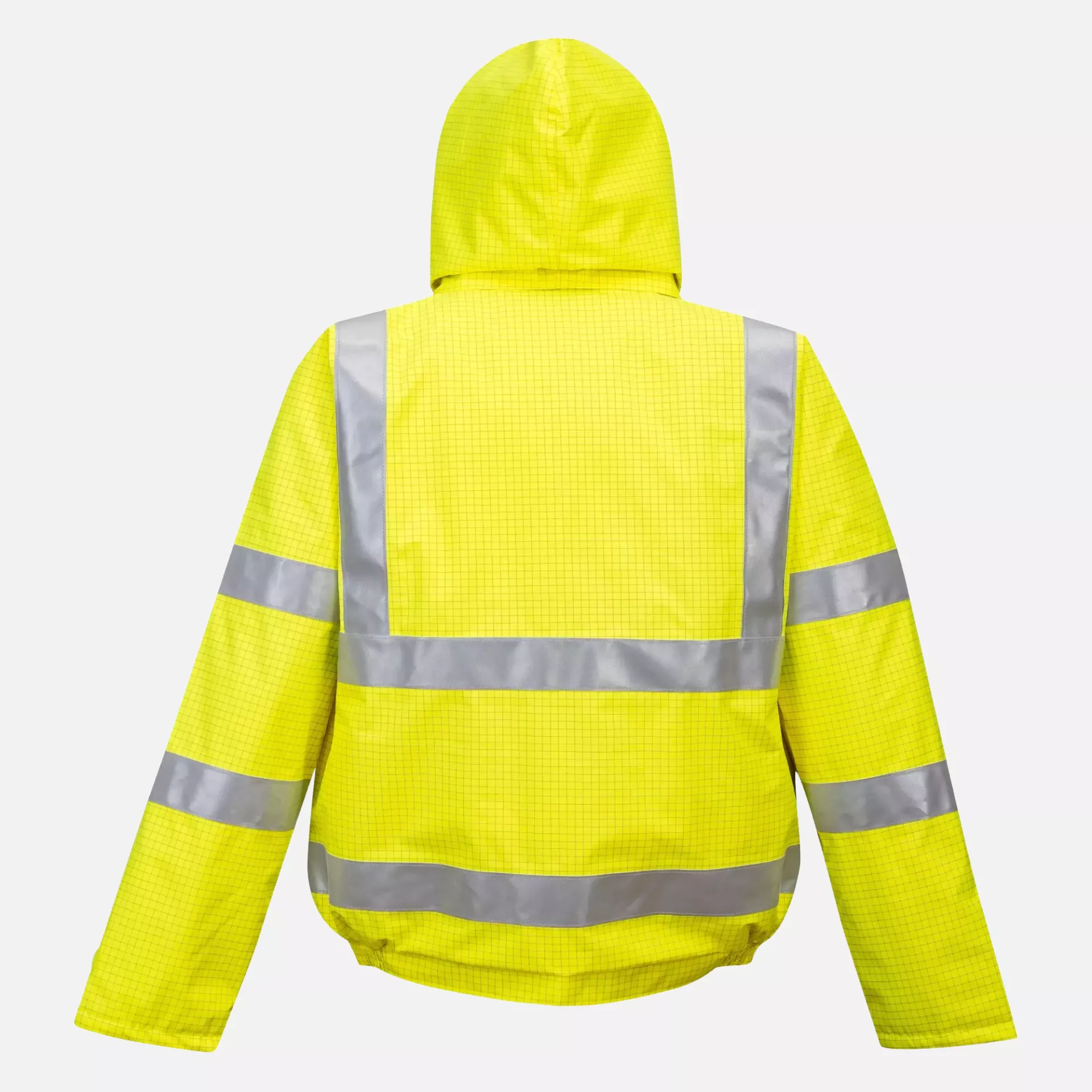 Portwest S773YER, Bizflame Rain Hi-Vis Antistatic FR Bomber Jacket, Yellow, image 4