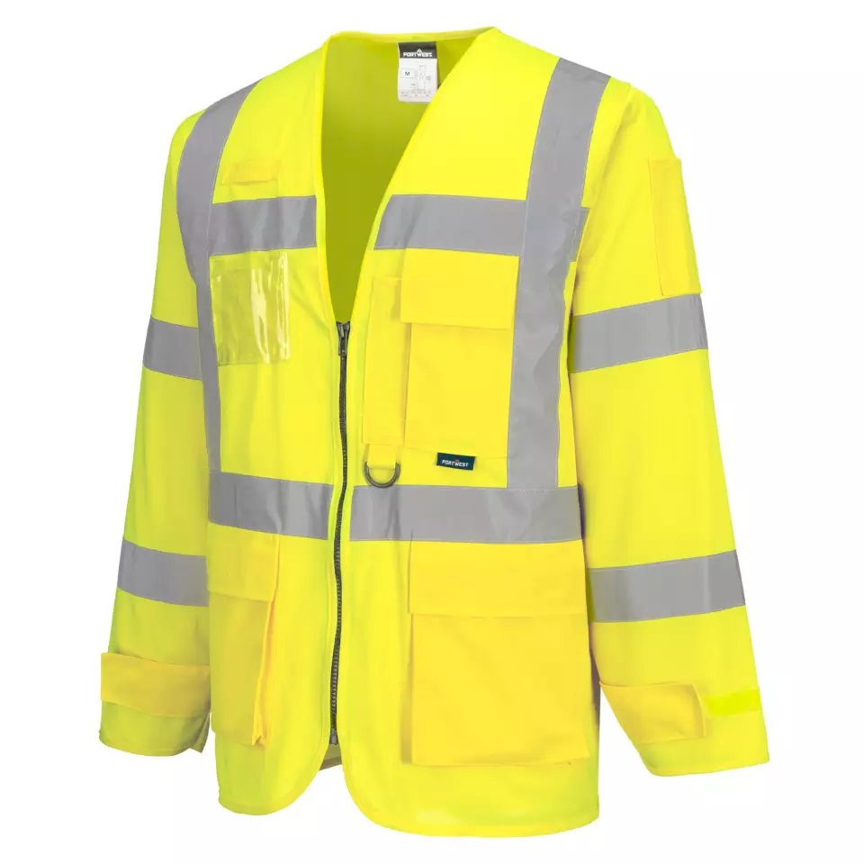 Portwest S475YER, Warnschutz-Executive-Jacke, Gelb, image 3, gallery thumbnail