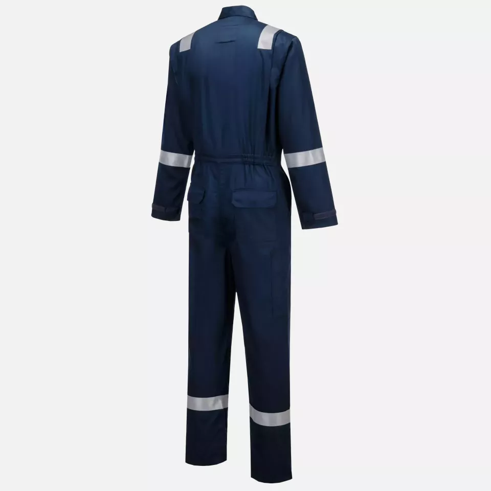 Portwest FR22NAR, Bizflame Work insektenabweisender flammhemmender Overall, Marine, image 2, gallery thumbnail