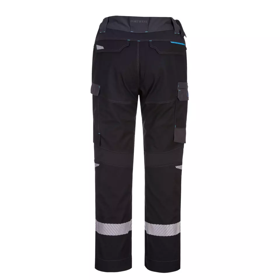 Portwest FR402BKR, WX3 FR Modaflame Service Trousers, Black, image 2, gallery thumbnail