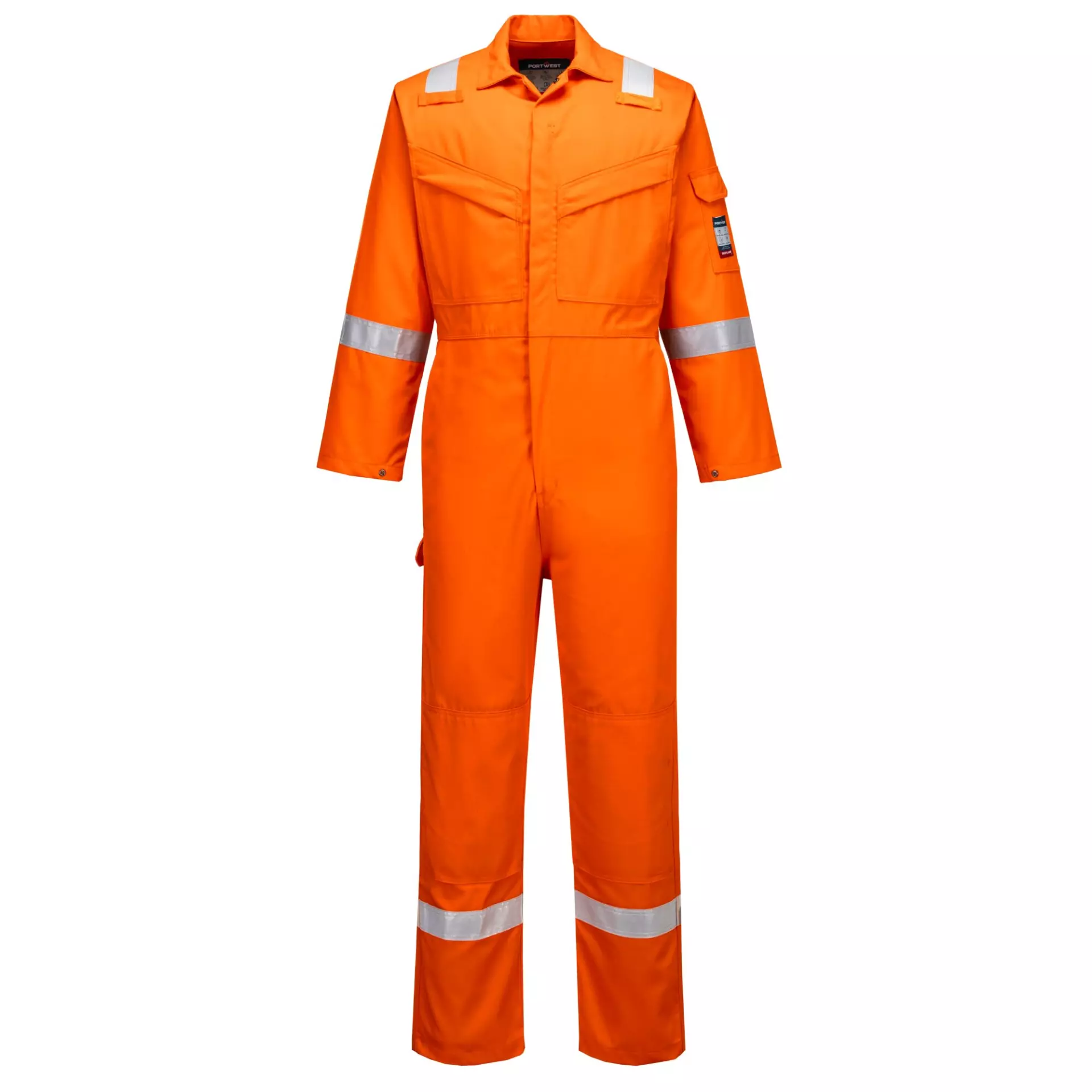 Portwest FF50ORR, Bizflame Work Aberdeen FR Coverall, Orange, image 1