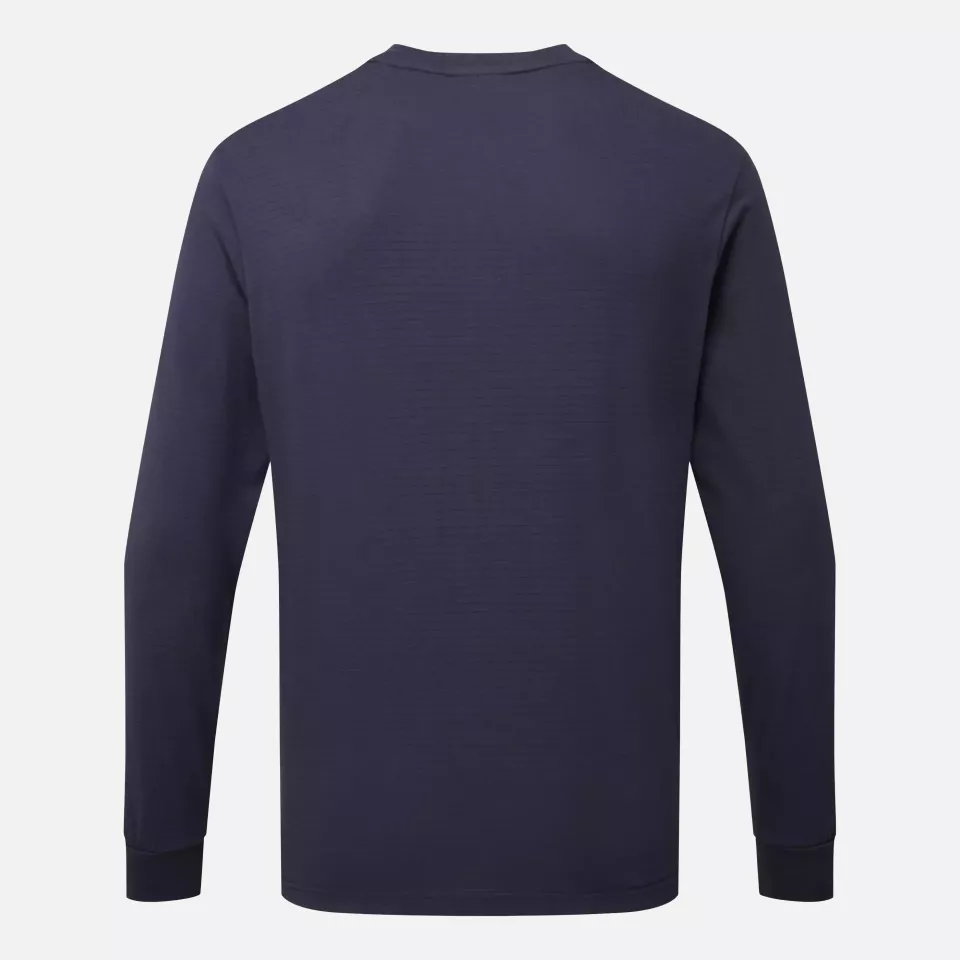 Portwest AS22NAR, Anti-Static ESD T-Shirt L/S, Navy, image 1, gallery thumbnail