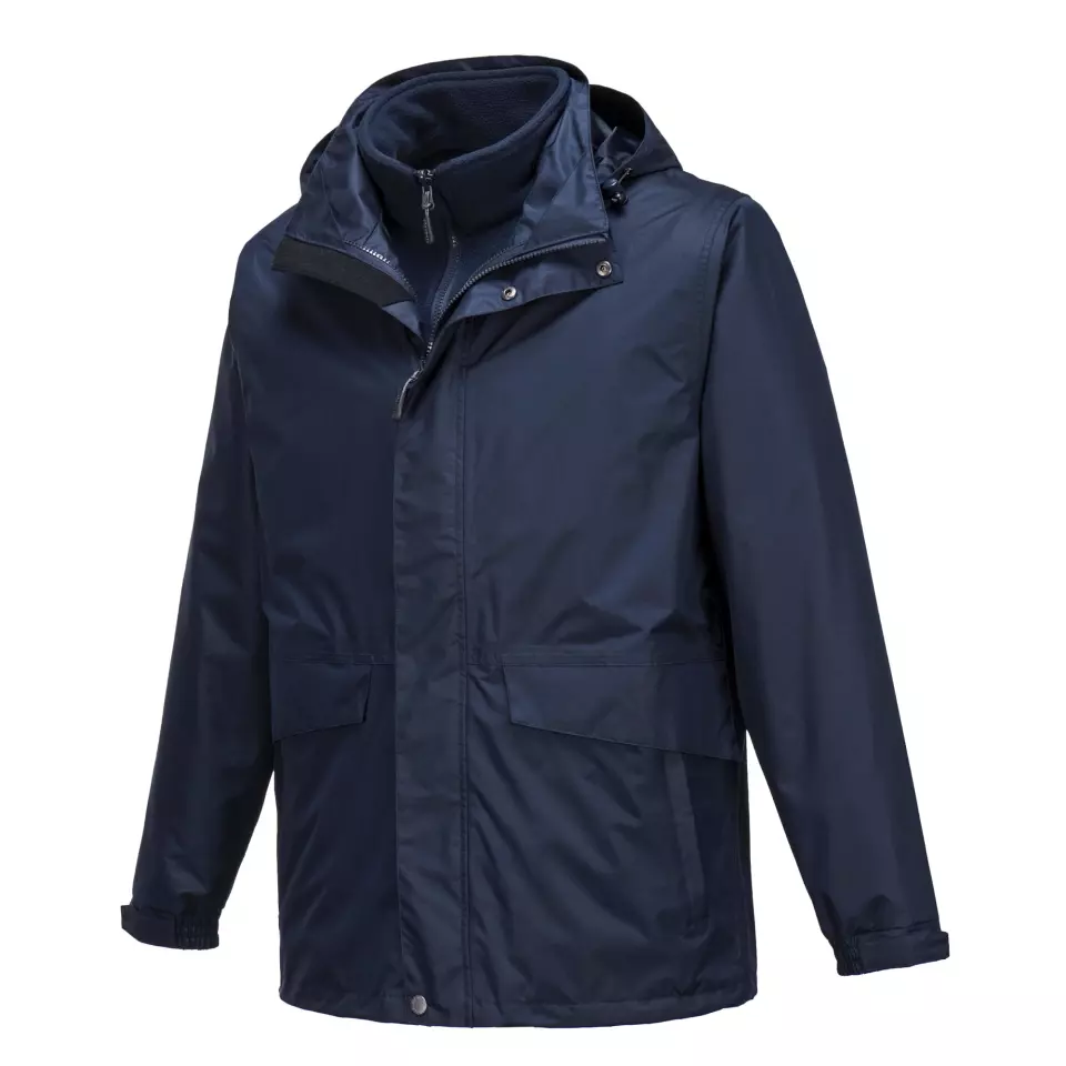 Portwest S507NAR, Argo 3-in-1 Jacket, Navy, image 3, gallery thumbnail