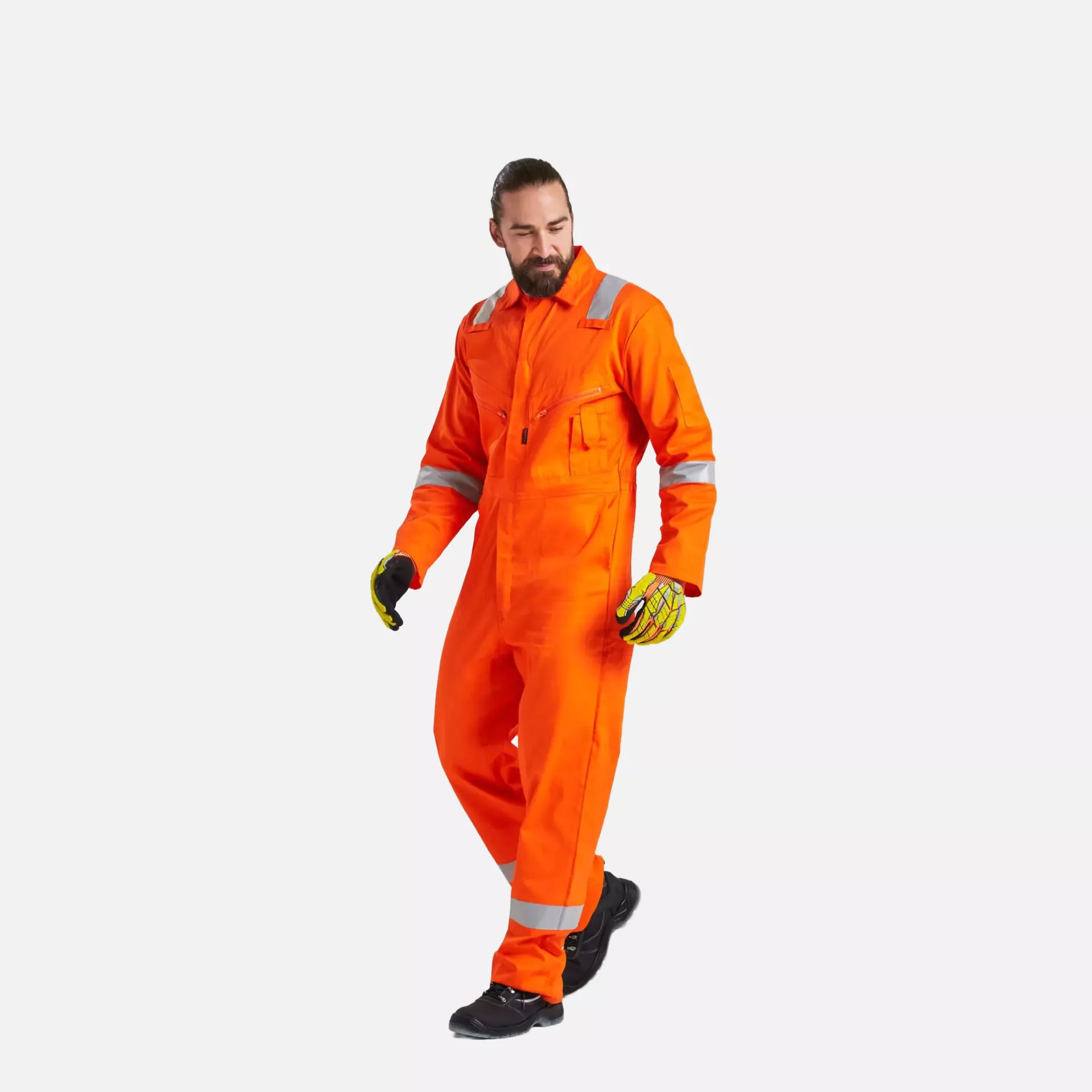 Portwest C814ORR, Iona Cotton Coverall, Orange, image 3