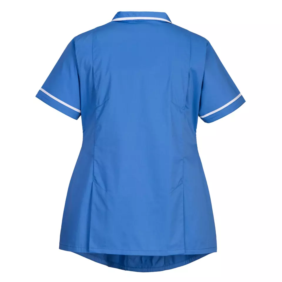 Portwest LW18HBR, Stretch Maternity Tunic, Hamilton Blue, image 2, gallery thumbnail