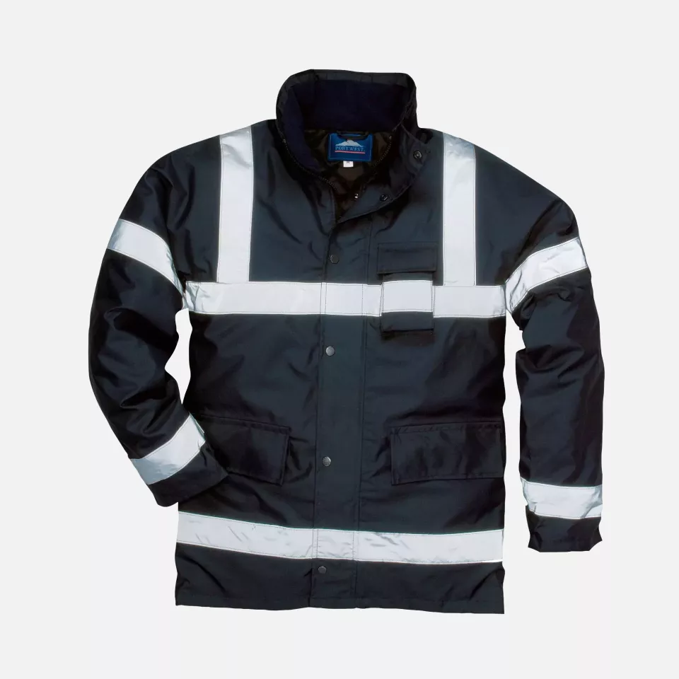 Portwest S433NAR, Iona Lite Traffic Jacke, Marine, image 3, gallery thumbnail