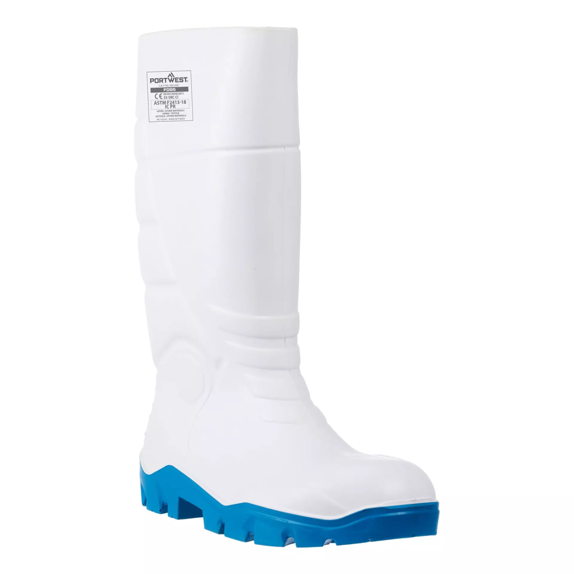 Portwest FD84WHR, PU Food Wellington S4 FO CI SR, White, image 1