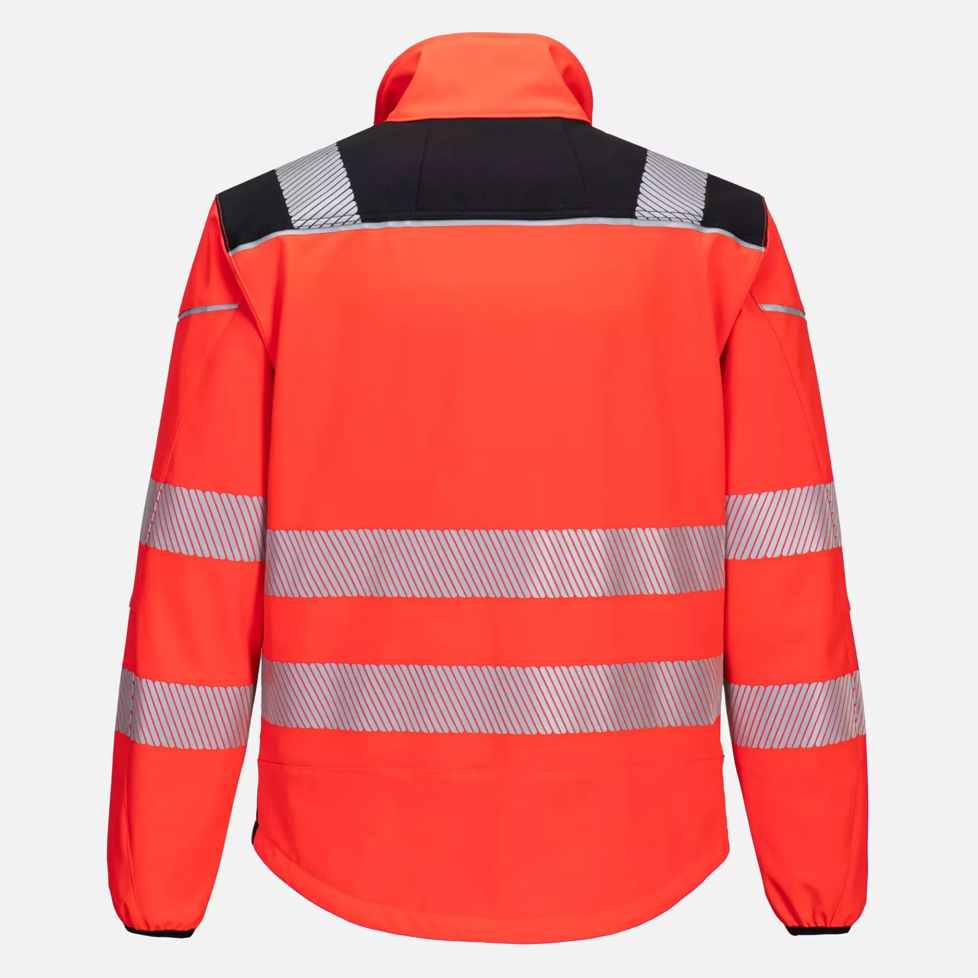 Portwest T402RBK, PW3 Hi-Vis Softshelljacke (3L), Rot/Schwarz, image 2