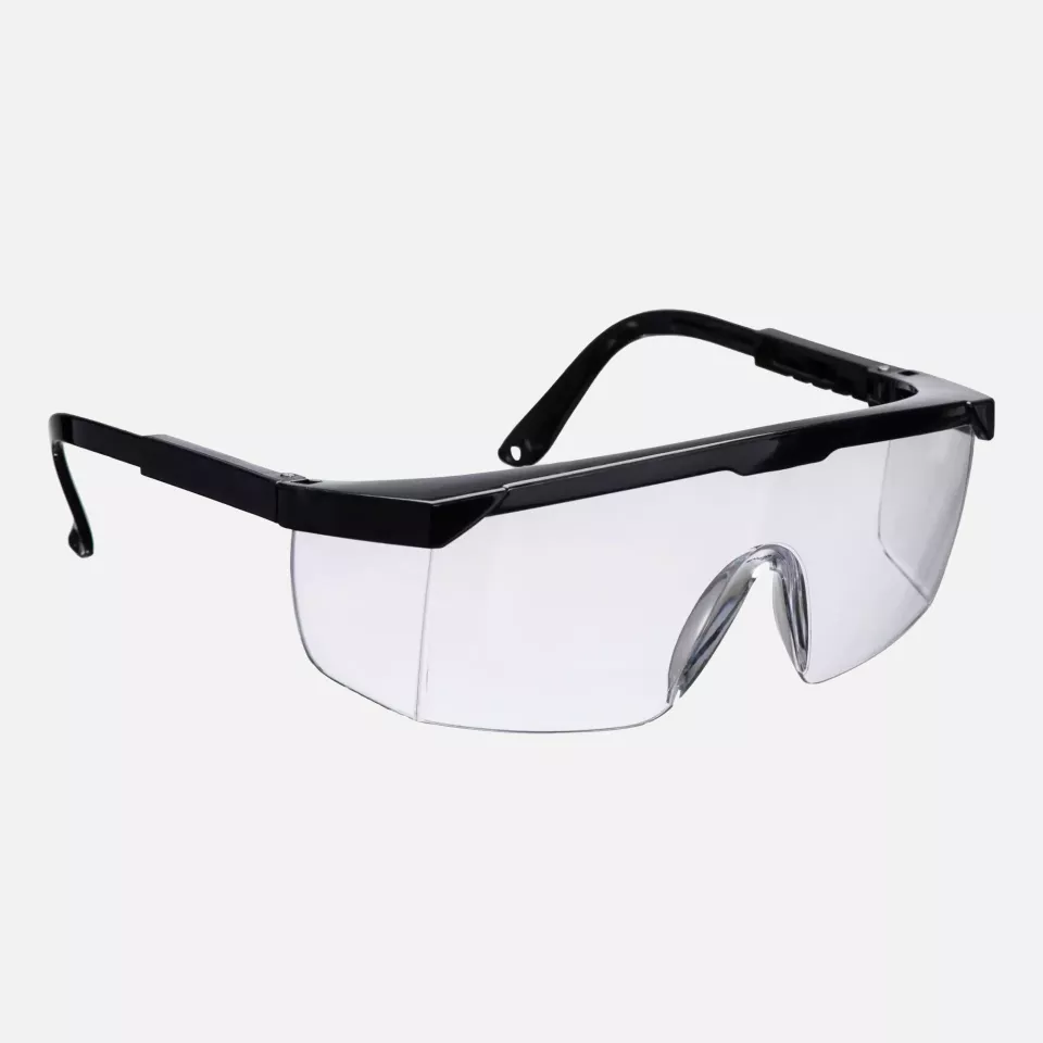 Portwest PS33CLR, Classic Safety Plus Spectacles, Clear, image 2, gallery thumbnail