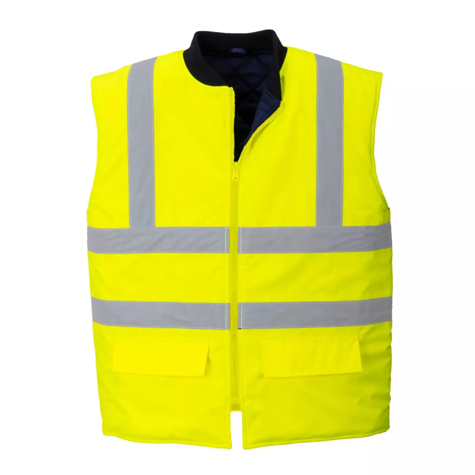 Portwest S471YNR, Warnschutz 4-in-1 Kontrast Verkehrsjacke, Gelb/Marine, image 6, gallery thumbnail