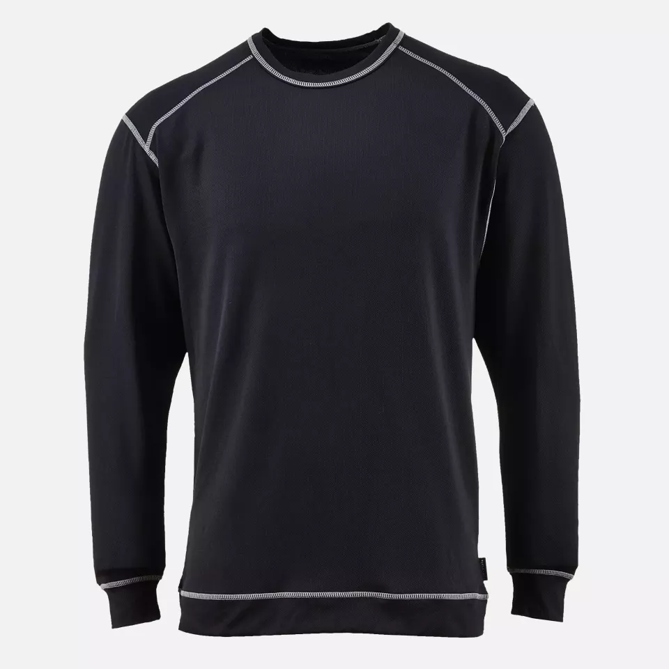 Portwest B153BKR, Base Pro Antibacterial Top, Black, image 5, gallery thumbnail