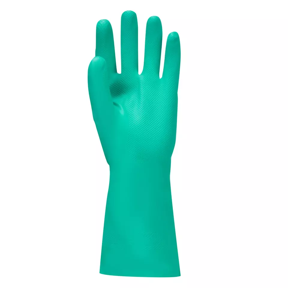 Portwest A812GNR, Nitrosafe Plus Chemical Gauntlet, Green, image 1, gallery thumbnail