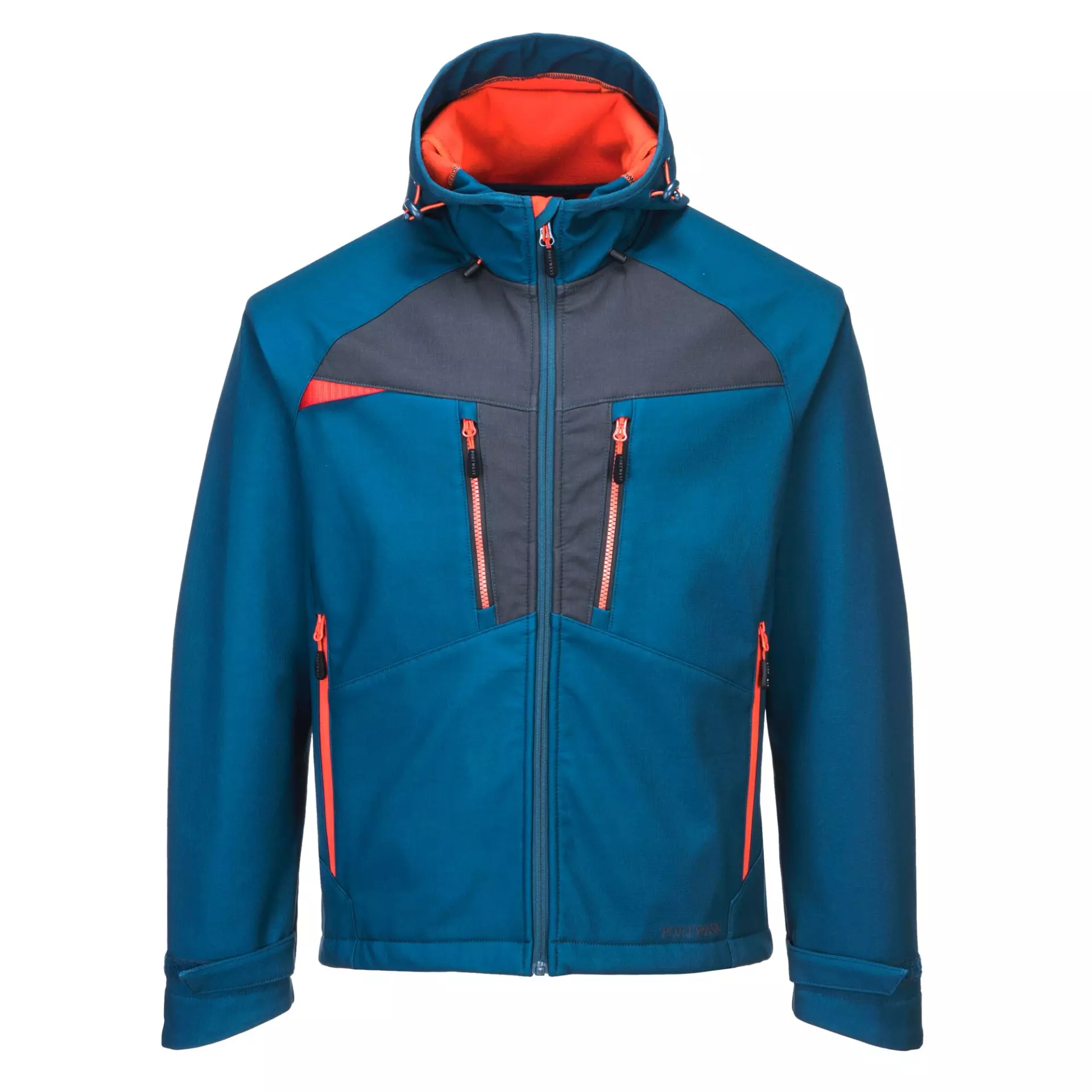 Portwest DX474MBR, DX4 Hooded Softshell (3L), Metro Blue, image 1
