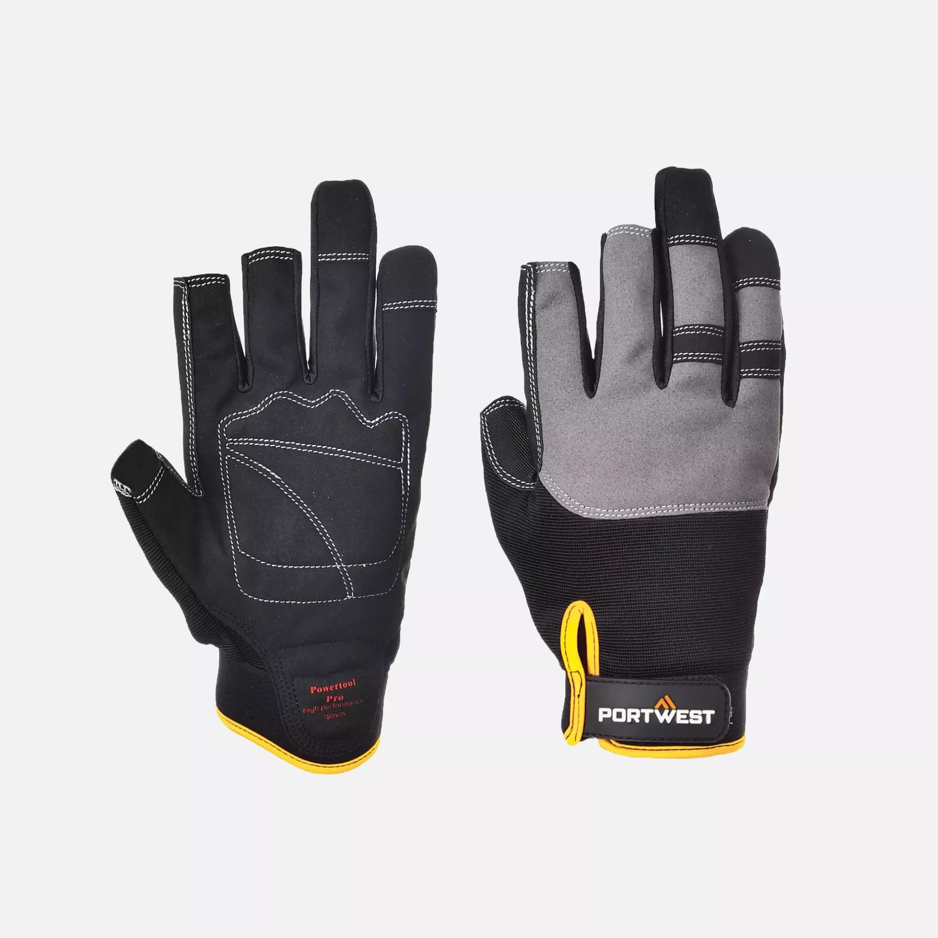 Portwest A740BKR, Powertool Pro - High Performance Glove, Black, image 2