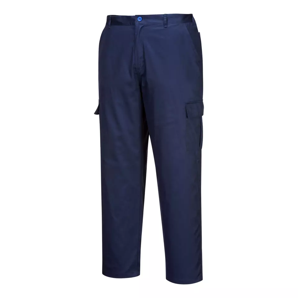 Portwest AS11NAR, Anti-Static ESD Trousers, Navy, image 3, gallery thumbnail