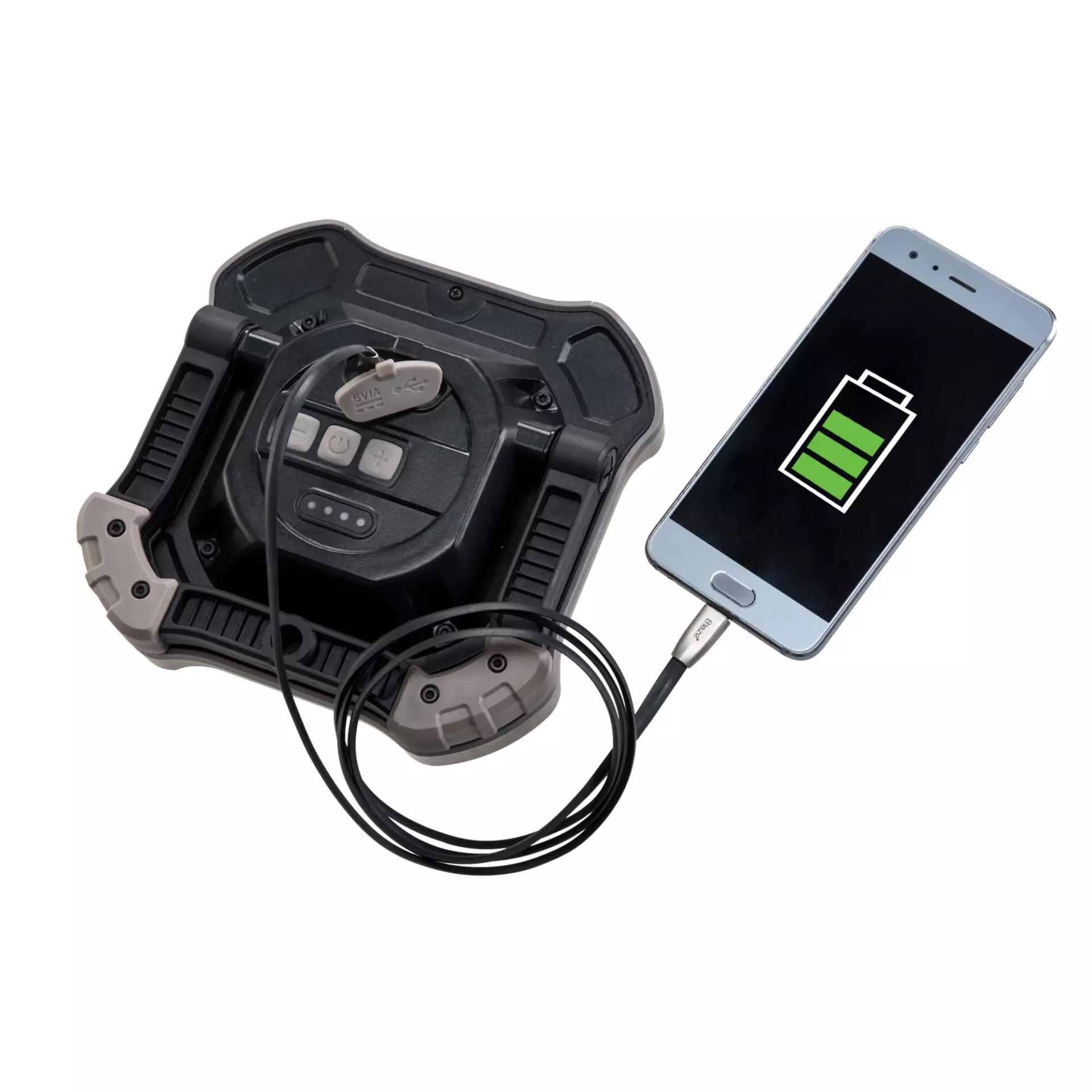 Portwest PA80BKR, USB-ladattava työvalo, musta, image 2