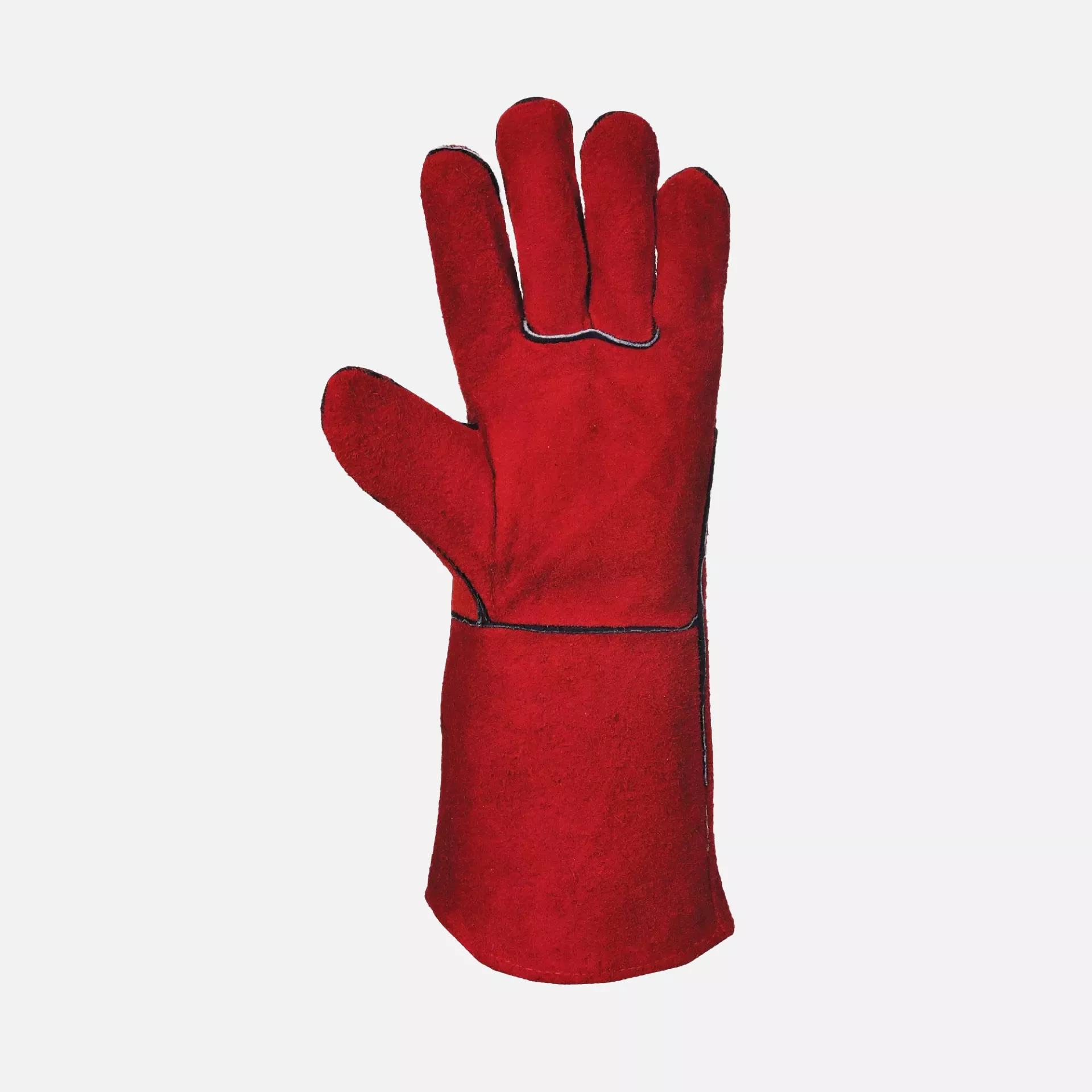 Portwest A500RER, Welders Gauntlet, Red, image 2