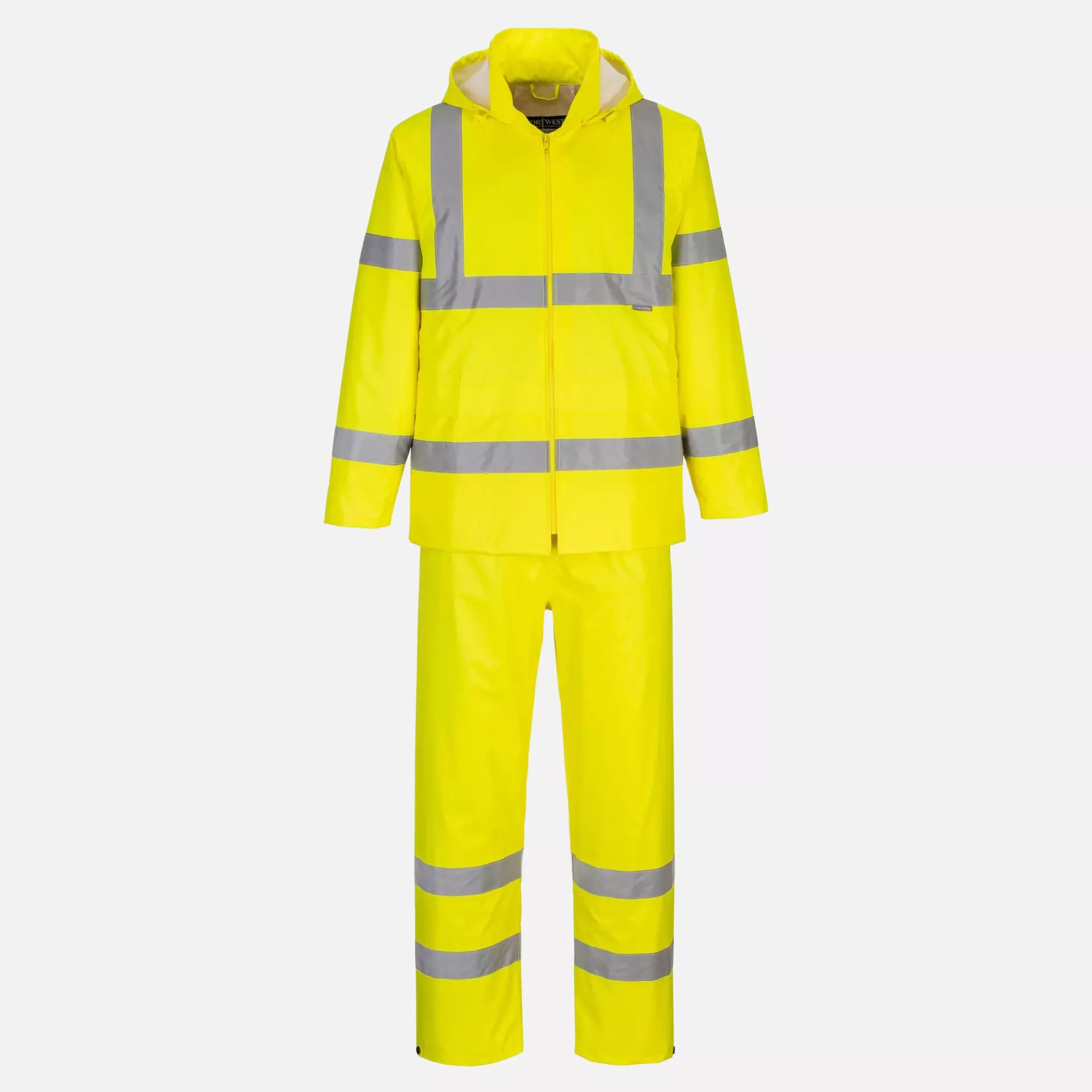 Portwest H448YER, Hi-Vis Packaway Rain Suit, Yellow, image 2