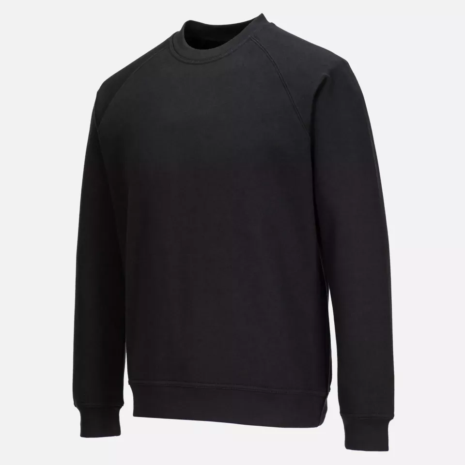 Portwest B330BKR, Women's Sweatshirt, Black, image 2, gallery thumbnail