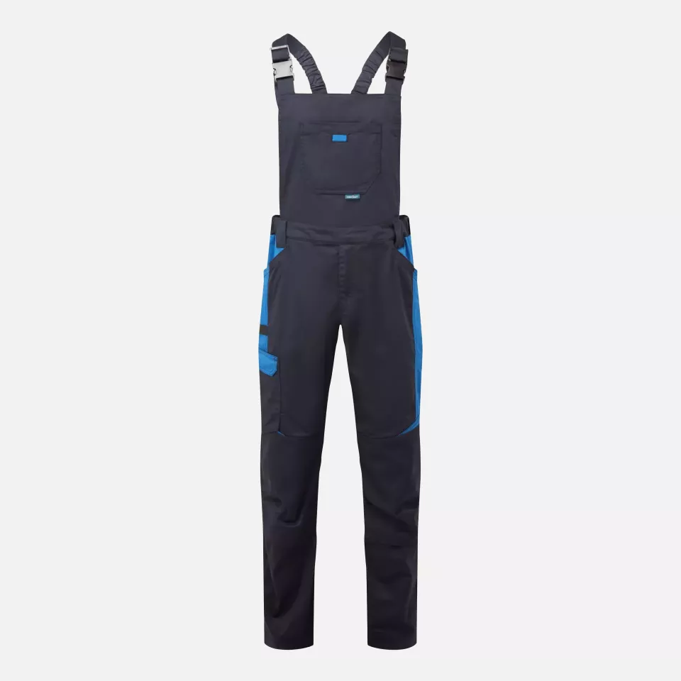 Portwest T746DNR, WX3 Industrial Wash Bib and Brace, Dark Navy, image 1, gallery thumbnail