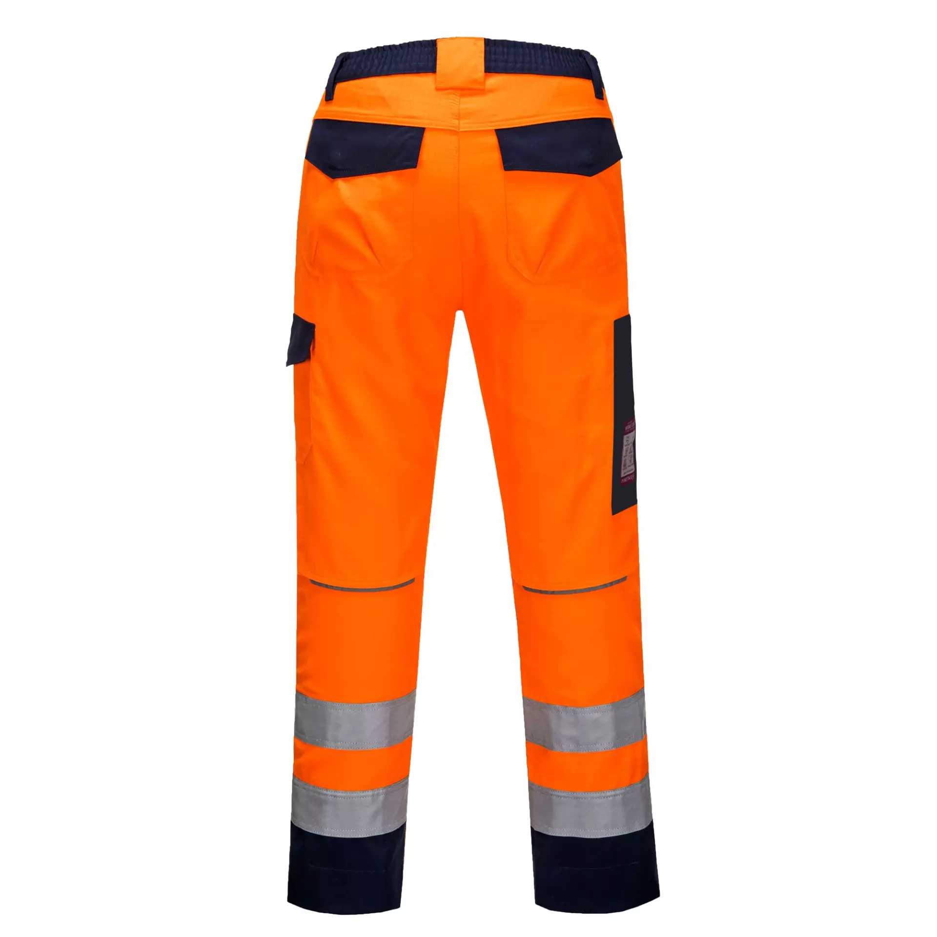 Portwest MV36ONR, Modaflame RIS Orange/Navy Trousers, Orange/Navy, image 2