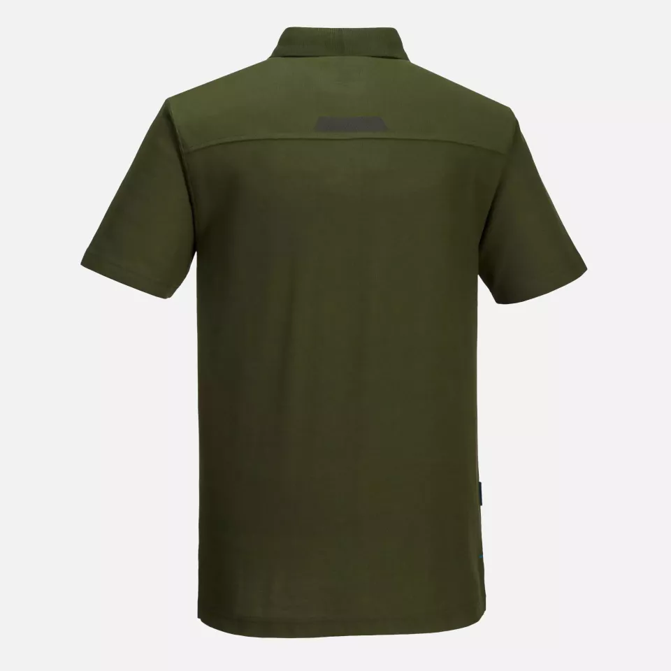 Portwest T720OGR, WX3 Polo Shirt, Olive Green, image 2, gallery thumbnail