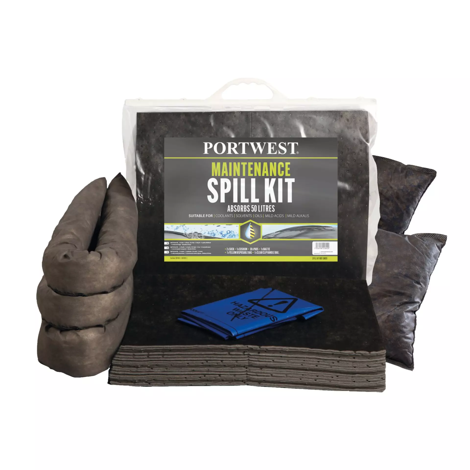 Portwest SM31GRR, 50 Liter Wartungs-Kit, Grau, image 1