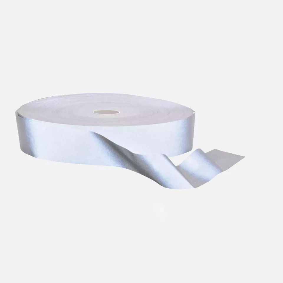 Portwest HV50SIR, Hi-VisTex 50mm Reflective Tape 100m, Silver, image 1, gallery thumbnail