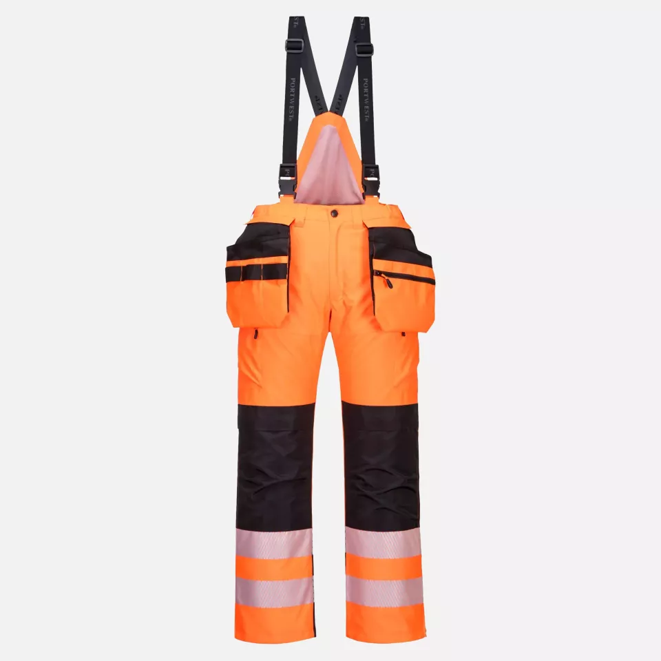 Portwest PW351OBR, PW3 Hi-Vis Winterhose, Orange/Schwarz, image 1, gallery thumbnail