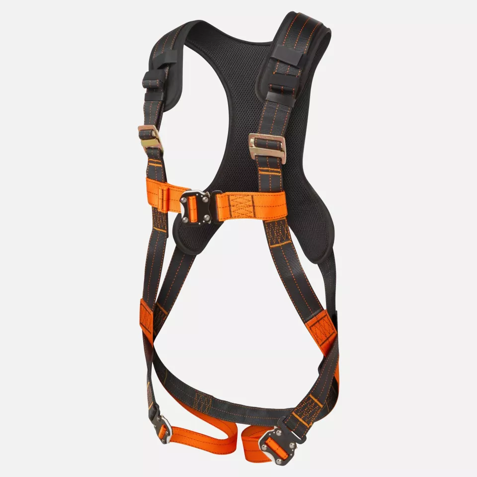 Portwest FP71K1R, Ultra 1 Point Harness, Black/Orange, image 1, gallery thumbnail